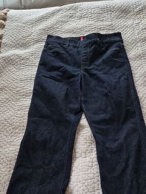 SPANX Dark Indigo Jeans with Red Tag